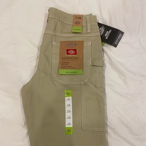 Women’s Dickies Green Wide Leg Cargo Pants